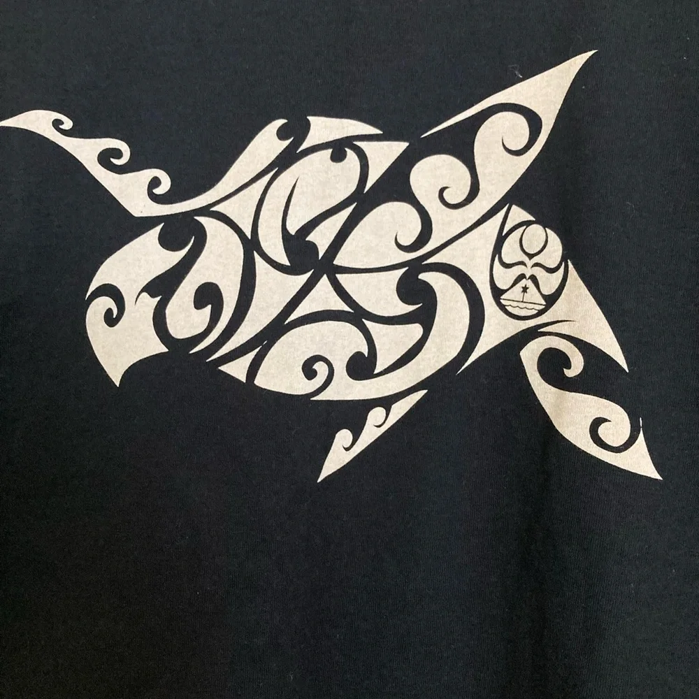 NWT Hawaiian Island Creations HIC black Honu turtle surf T-Shirt XL Enjoy Ride - Picture 3 of 6